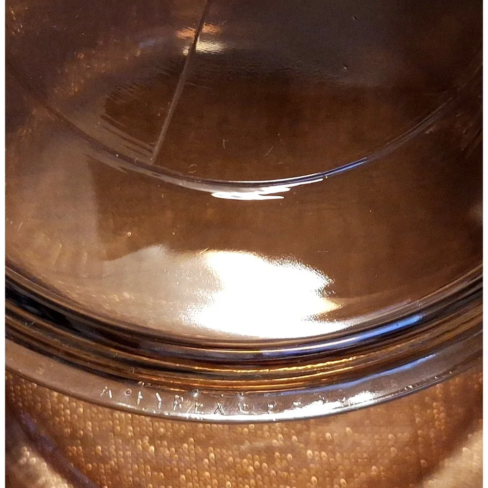 Visions Ware Corning 1.5 L Glass Double Boiler V-20-B Sauce Pan Pot Amber France